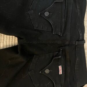 Hudson Jeans Black Collin Mid-Rise Pants